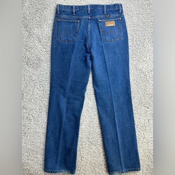 Wrangler Jeans Mens 35 x 32 Cowboy Cut Style 936PWD 100% Cotton Dark Rodeo Party - Picture 4 of 4